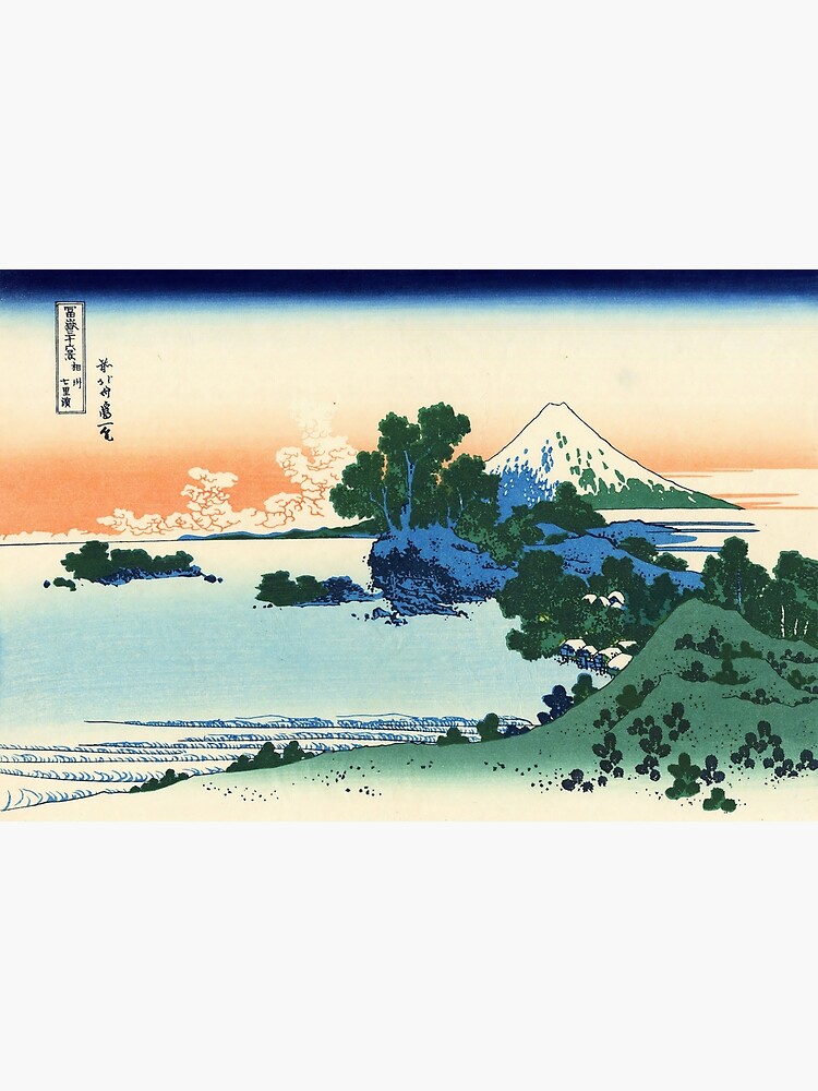 Shichiri beach in Sagami Province by Katsushika Hokusai