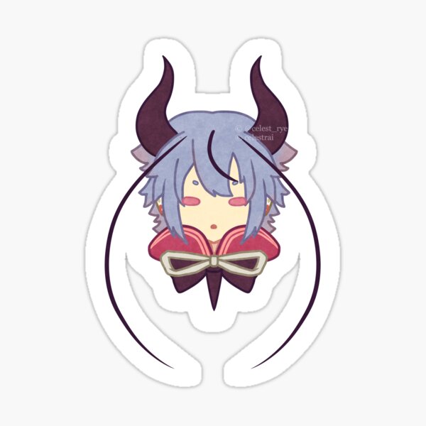 Cute Vocaloid 鳴花ミコト (Meika Mikoto) Sticker Sticker
