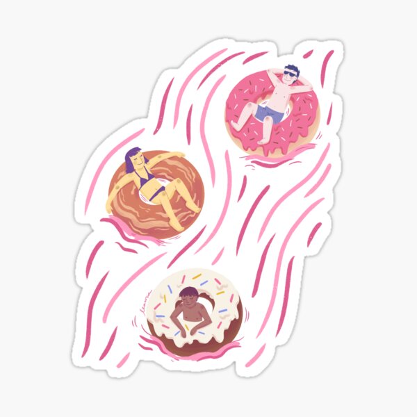 Item preview, Lazy Donut River designed and sold by leanzadoodles.