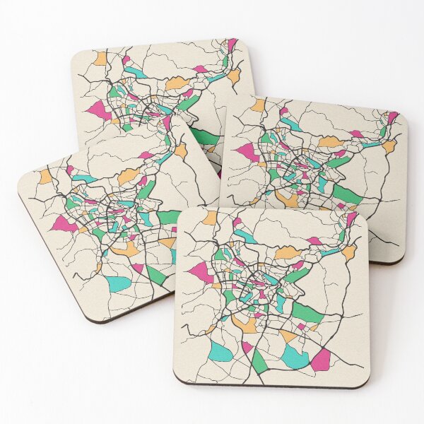 Item preview, Amman, Jordan Street Map designed and sold by A Deniz Akerman.