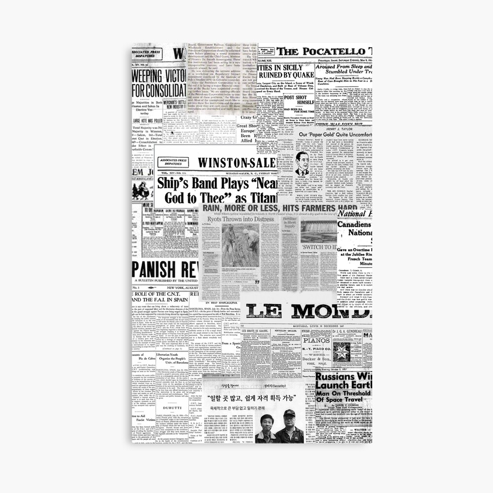 Newsprint Tote Bag for Sale by AndersonRT