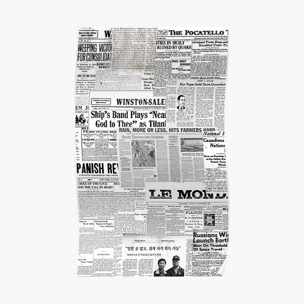 Newsprint Tote Bag for Sale by AndersonRT