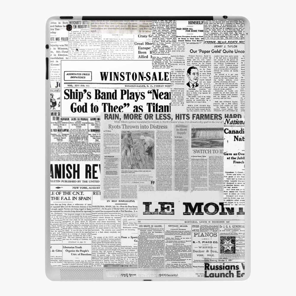 Newsprint Tote Bag for Sale by AndersonRT
