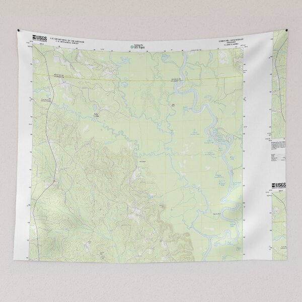 Item preview, USGS TOPO Map Mississippi MS Easen Hill 20120416 TM designed and sold by WetdryvacRBO2.