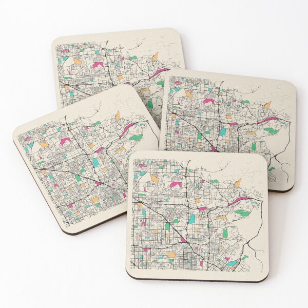 Item preview, Anaheim, California Street Map designed and sold by A Deniz Akerman.