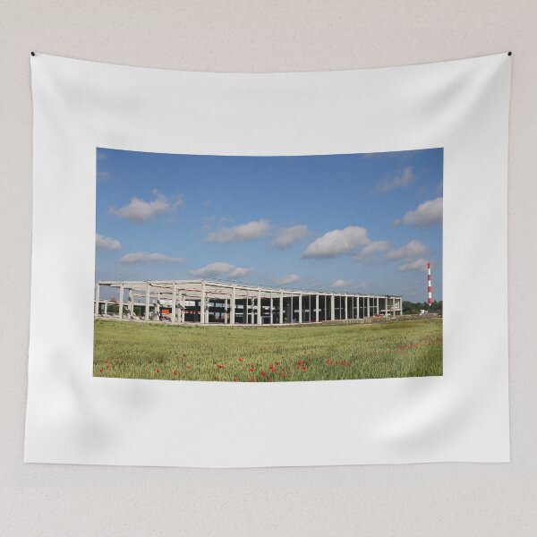 Item preview, new factory on green field construction site landscape designed and sold by goceris.