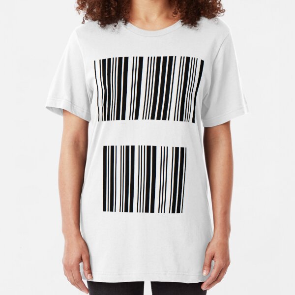 Bar Code 39 - Fuck Off Slim Fit T-Shirt