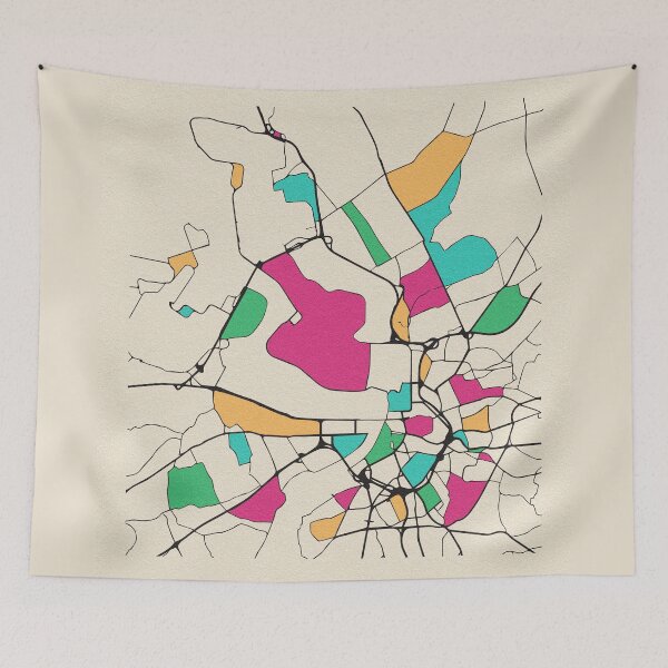 Item preview, Antwerp, Belgium Street Map designed and sold by A Deniz Akerman.