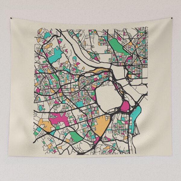 Item preview, Arlington County, Virginia Street Map designed and sold by A Deniz Akerman.