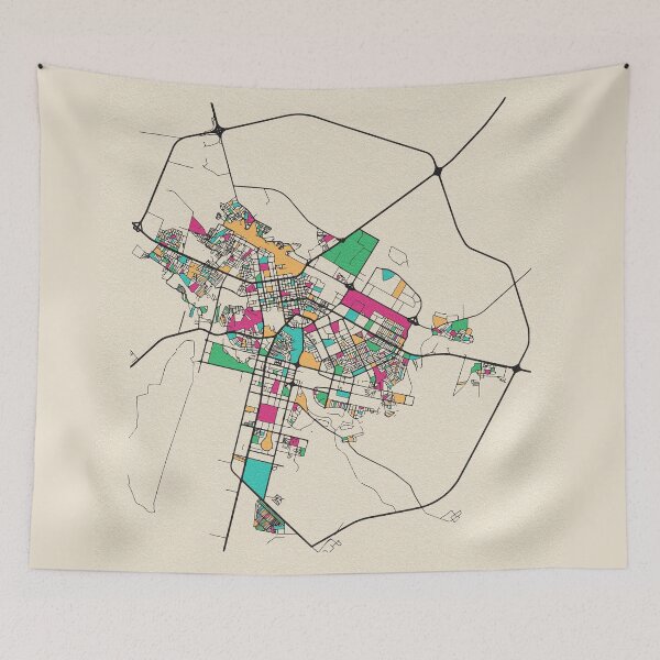 Item preview, Astana, Kazakhstan Street Map designed and sold by A Deniz Akerman.