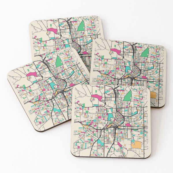 Item preview, Atlanta, Georgia Street Map designed and sold by A Deniz Akerman.