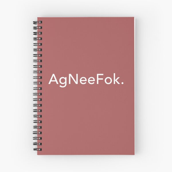 Item preview, AgNeeFok - For lovers of South Africa, or Ex-Pats (White Type) designed and sold by CoralReefZA.