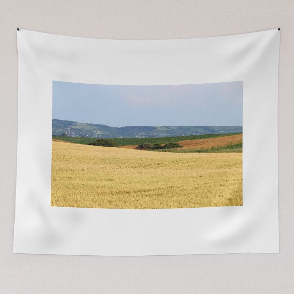Item preview, Wheat field farmland landscape Vojvodina Serbia designed and sold by goceris.