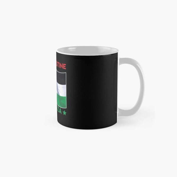 Free Palestine Shirt - Stand With Palestine - Palestinian Shirt - Human Rights - Palestine Flag - Palestine and Israel - Help Palestine Classic Mug