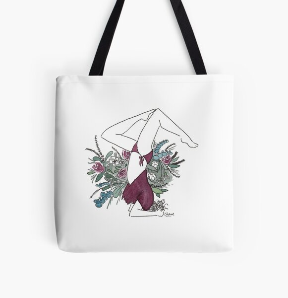 Flower Yogi Tote bag doublé