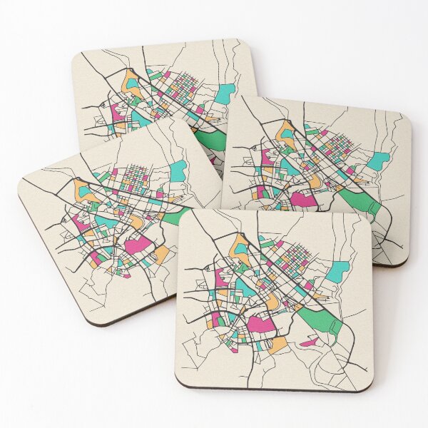 Item preview, Baghdad, Iraq Street Map designed and sold by A Deniz Akerman.