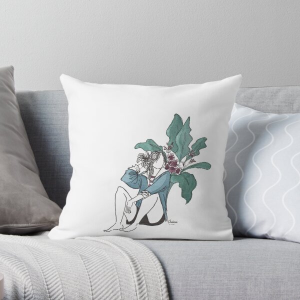 Green Girl Coussin