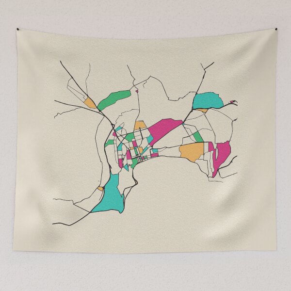 Item preview, Baku, Azerbaijan Street Map designed and sold by A Deniz Akerman.