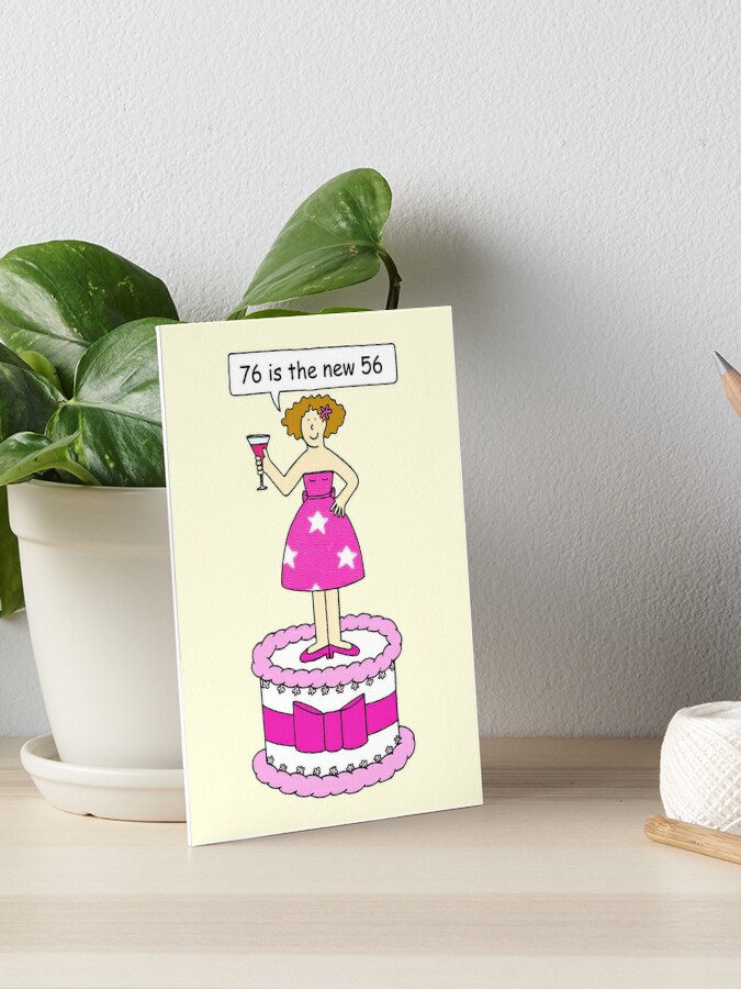lilac2 Greeting Card 76th birthday, Candles on a birthday cake Greeting |  CafePress