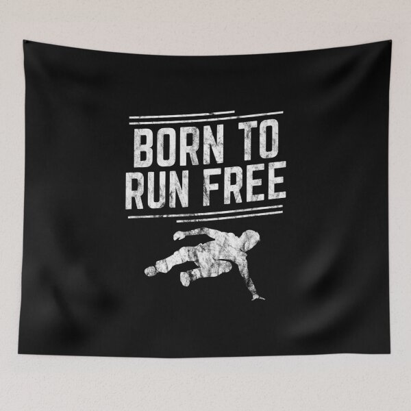 Item preview, Born To Run Free Freerunning Parkour Gift Idea designed and sold by haselshirt.