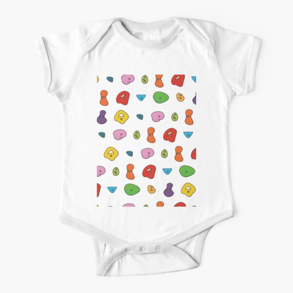 Climbing Holds Short Sleeve Baby One-Piece