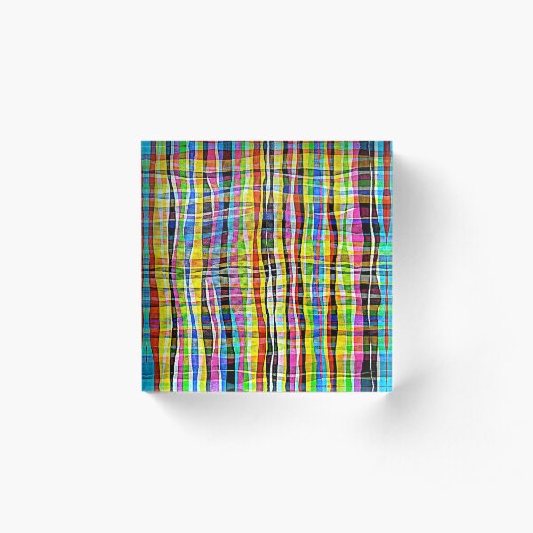 Madras Bloc acrylique