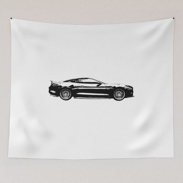 Item preview, Ford Mustang Side View S550 American Muscle Car V8 5.0 designed and sold by AmericanArt.