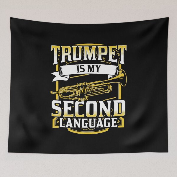 Item preview, Trumpet Is My Second Language Trumpeter Gift Idea designed and sold by haselshirt.