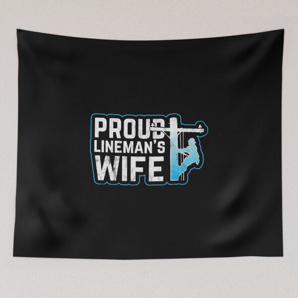 Item preview, Proud Lineman's Wife Line Worker Gift Idea designed and sold by haselshirt.