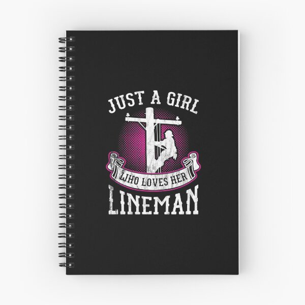 Item preview, Girl Who Loves Her Lineman Line Worker Gift Idea designed and sold by haselshirt.