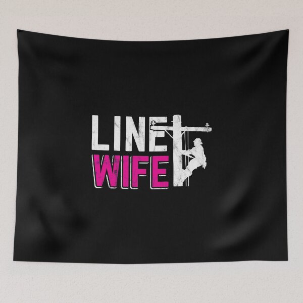 Item preview, Line Wife Line Technician Line Worker Gift Idea designed and sold by haselshirt.
