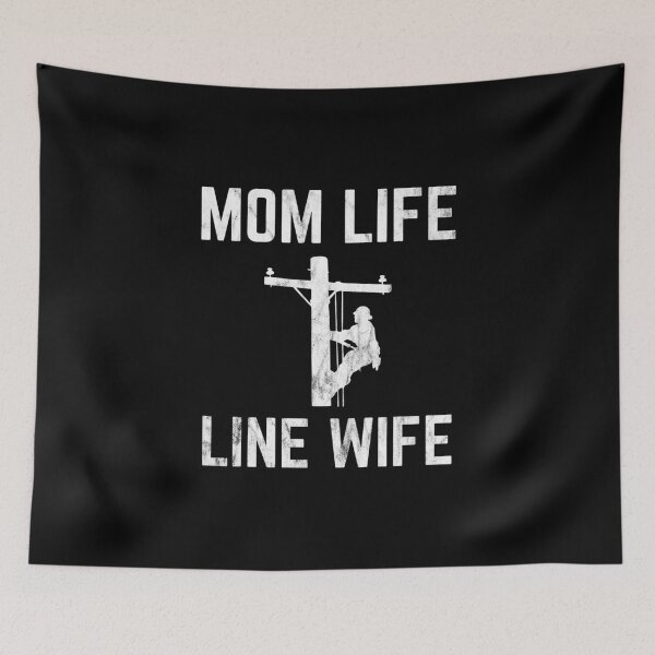 Item preview, Mom Life Line Wife Line Worker Gift Idea designed and sold by haselshirt.