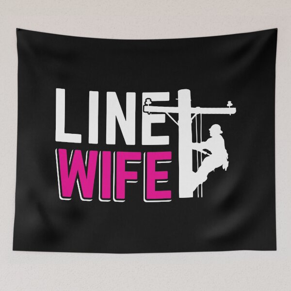 Item preview, Line Wife Line Technician Line Worker Gift Idea designed and sold by haselshirt.