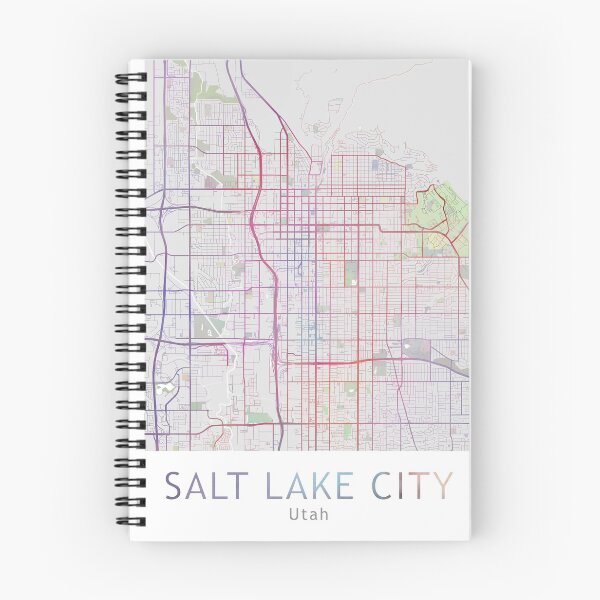 Item preview, Salt Lake City Map, USA City Utah, Travel, Traveler Gift  designed and sold by TheRedFinch.