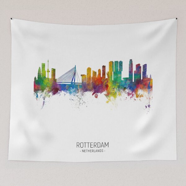 Artikelvorschau, Rotterdam Die niederländische Skyline entworfen und verkauft von ArtPrints.