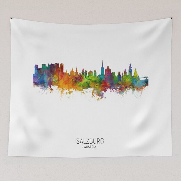 Item preview, Salzburg Austria Skyline designed and sold by ArtPrints.
