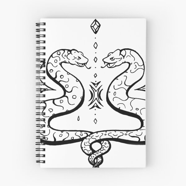 Item preview, copperhead sisters logo black and white snake design designed and sold by Copperhead Sisters.