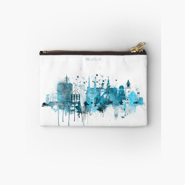 Item preview, Bielefeld Monochrome Blue Skyline designed and sold by DimDom.