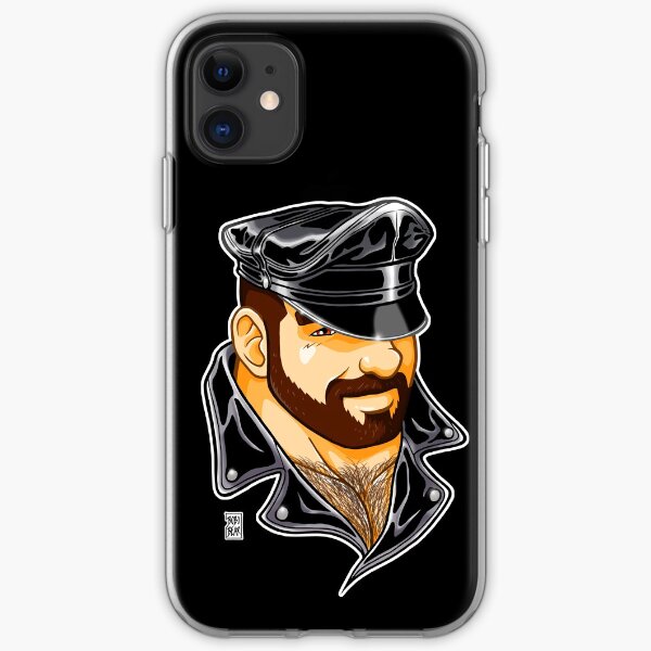 ADAM LIKES LEATHER iPhone Soft Case