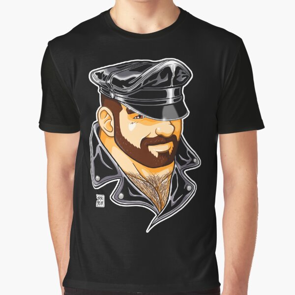 ADAM LIKES LEATHER Graphic T-Shirt