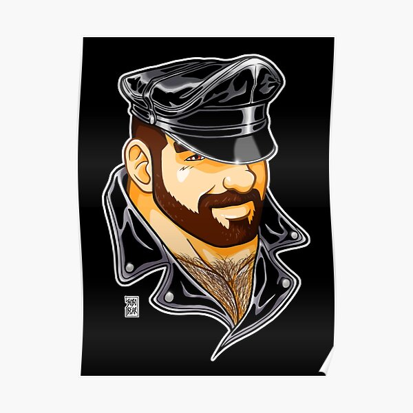 ADAM LIKES LEATHER Poster