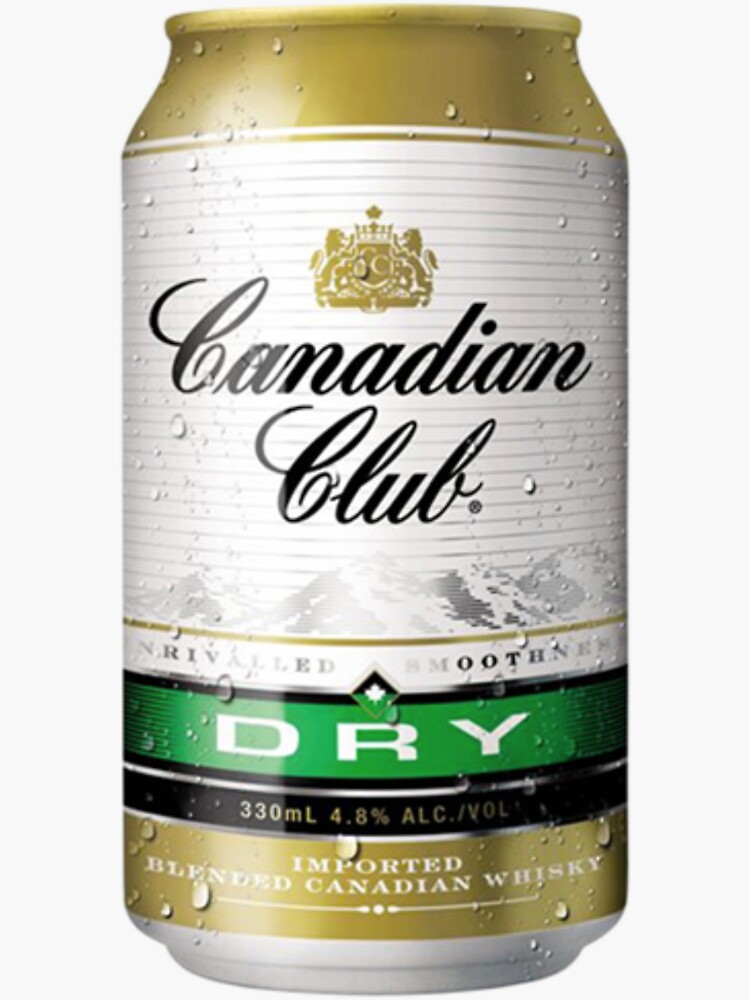 "canadian club dry" Sticker by imzagmit | Redbubble