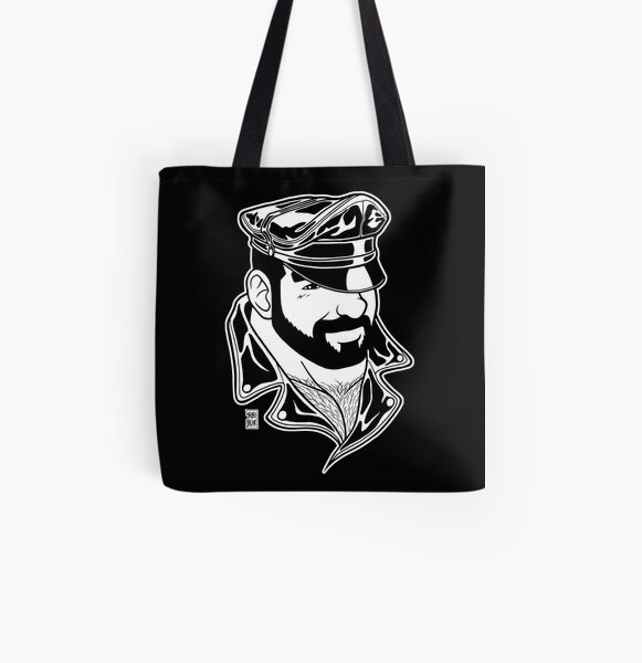 ADAM LIKES LEATHER - LINEART All Over Print Tote Bag