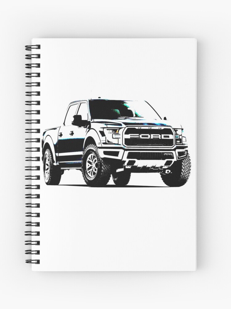  Cuaderno de espiral «camioneta Ford Raptor raptor camioneta ute» de thediff1