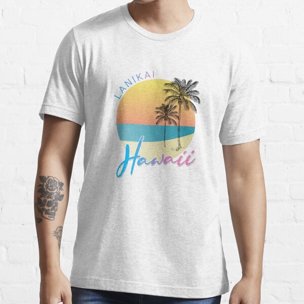 Lanikai Hawaii Surfing Beach Essential T-Shirt