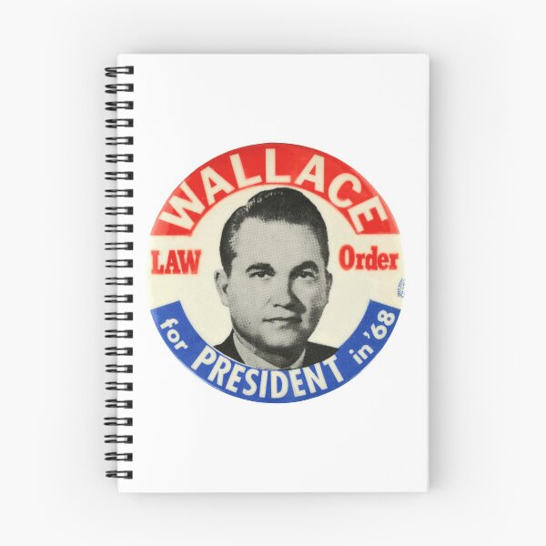 Item preview, George Wallace 1968 Presidential Campaign Law and Order Button Design designed and sold by Chunga.