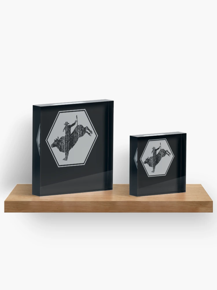 Thumbnail 3 of 5, Acrylic Block, Bull Riding  Rodeo designed and sold by 4tomic.