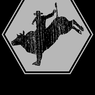 Artwork thumbnail, Bull Riding Rodeo by 4tomic