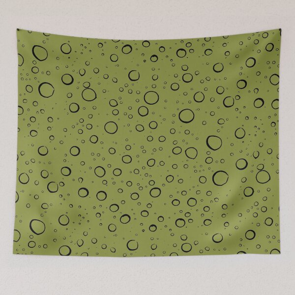 Item preview, Pantone Pepper Stem Rain Drops Seamless Pattern designed and sold by IdentiTee Studios.