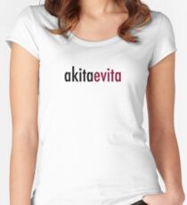 Akita Evita Tailliertes Rundhals-Shirt